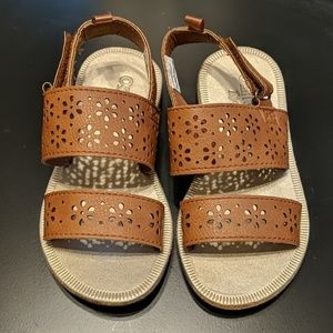 Brown and Gold Oshkosh B'gosh Sandals
